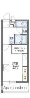 レオパレス打田【201号室】の間取り