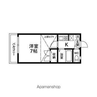 レヴァンテ 向陽台【202号室】の間取り