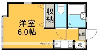 霞ヶ関フラット【1階】の間取り