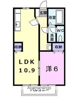 サクラハイツ【2階】の間取り