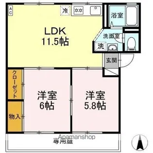 シートピア【1階】の間取り