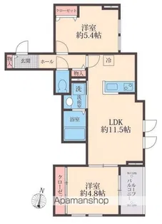 アレーズ・テラ【2階】の間取り