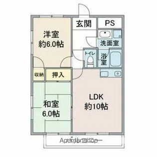 メゾン憧旛【3階】の間取り