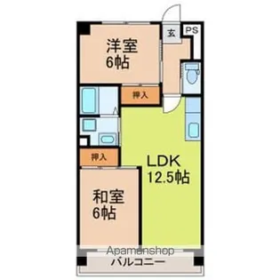 メゾンパトラージュ【2階】の間取り