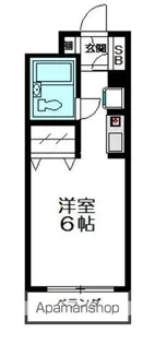 エスタ梅ヶ丘【204号室】の間取り