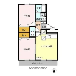グランシャリオ【1階】の間取り