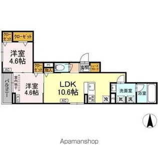 Urbana【3階】の間取り