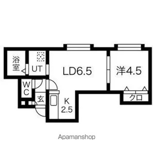 ジュピターI【207号室】の間取り