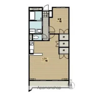 レジデンス名倉【4階】の間取り