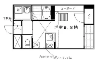 アクアプレイス京都西陣【703号室】の間取り