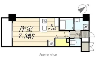 LUXCAS香椎浜【304号室】の間取り