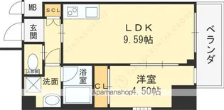 プレジオ武庫川ASIAN【9階】の間取り
