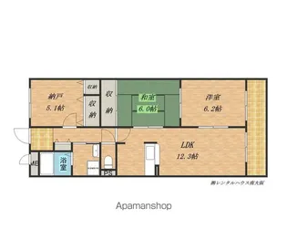 エスポワール21【102号室】の間取り