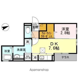 アペルトサピエンティア【1階】の間取り