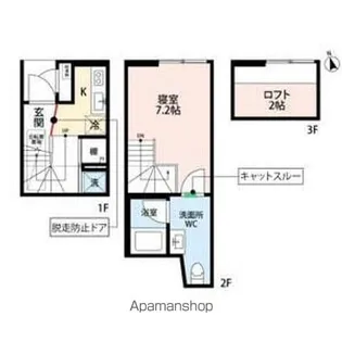 FEEL CNB【6号室】の間取り
