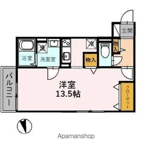 ウィルモア A【202号室】の間取り