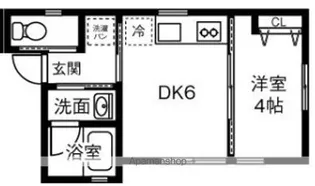 グリーンブーメラン【2B号室】の間取り