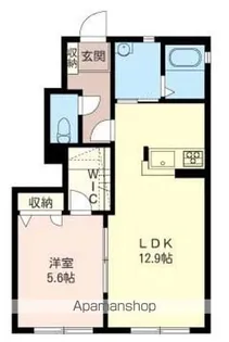 スイートC【1階】の間取り