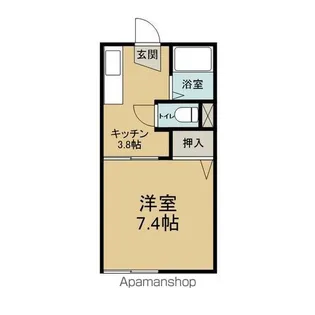 メゾンドピュール【203号室】の間取り
