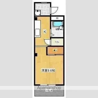 レイクサイドヴィラ【2階】の間取り