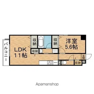 ルミエール【1階】の間取り