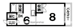 NEW GREEN18(ニューグリーン18)【1階】の間取り