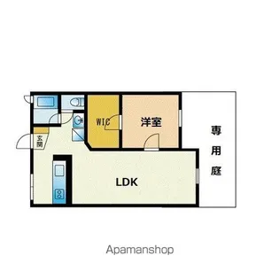 ハピネス花畑【102号室】の間取り