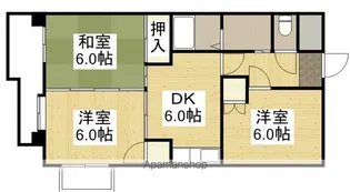 レジデンス マサノ 1【3階】の間取り