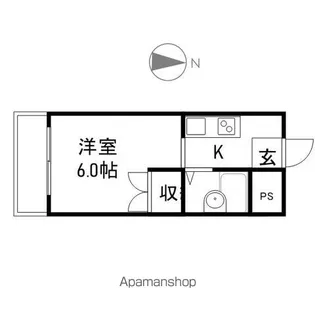 CASA大元【4階】の間取り