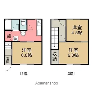 コーポこまち【3号室】の間取り