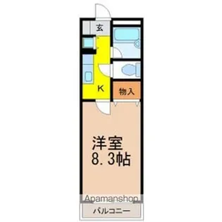 ラ・ロッシェル【2階】の間取り