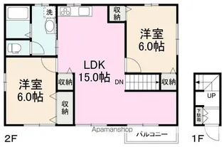 サンテスタ【2階】の間取り