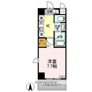 クリエール吉川【3階】の間取り
