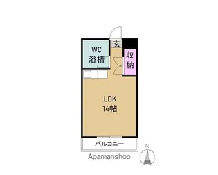 中村第3ビル【505号室】の間取り