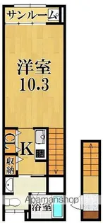NEW コリーナ【2階】の間取り