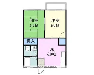 セフィラ川下【202号室】の間取り
