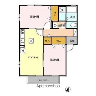 メゾン・マロニエ【1階】の間取り