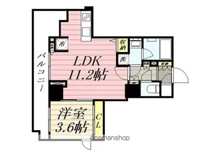 CLASSEUM飯田橋【5階】の間取り