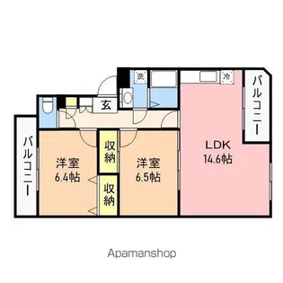 コンフォート弐番館【3階】の間取り
