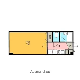サン・ヒガシノ【1階】の間取り