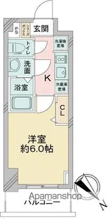 アステリ鶴舞テーセラ【15階】の間取り