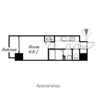 ディアレイシャス名古屋太閤通【2階】の間取り