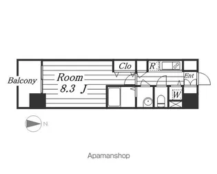 プレサンス錦ラウム【9階】の間取り