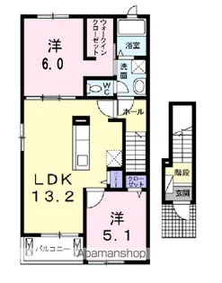 サニーⅢ【2階】の間取り