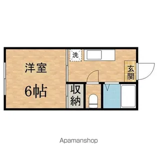 チェリーヒルズB【2階】の間取り