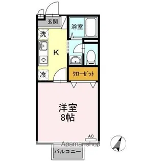 イーストハイム津島【2階】の間取り