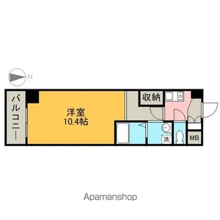 サウス名駅【14階】の間取り