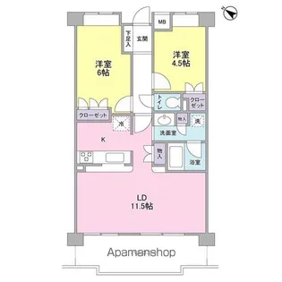コート メドウ【3階】の間取り