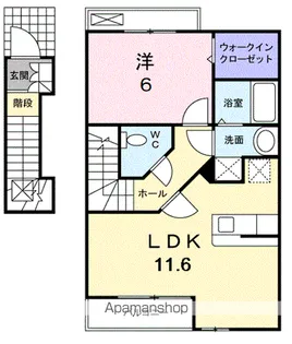 ルピナス【2階】の間取り