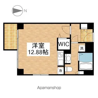 ミュプレ矢場町【7階】の間取り